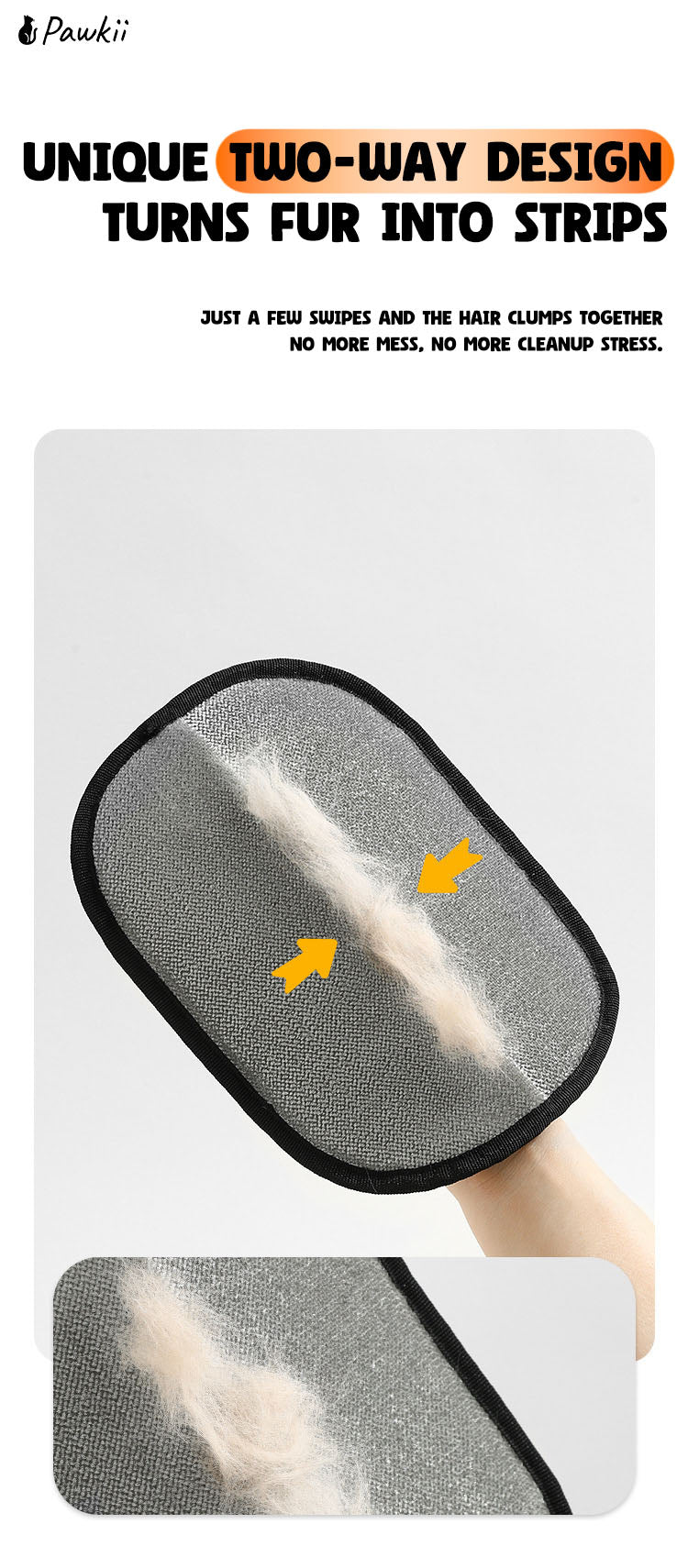 Pawkii Pet Grooming Glove